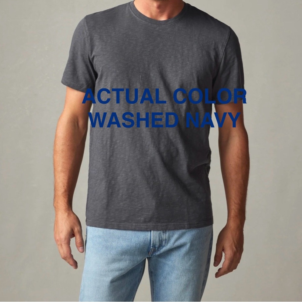 Washed Navy Men's T-Shirt